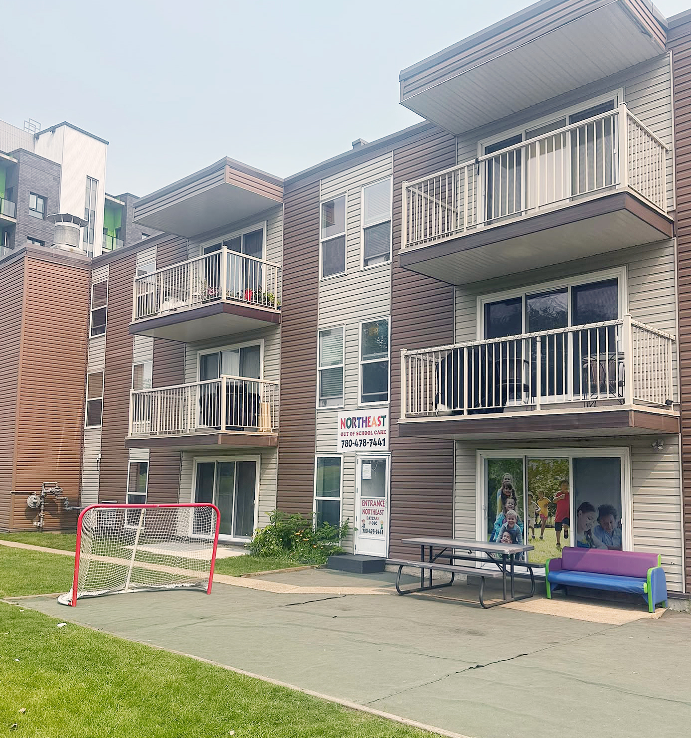 Outdoor play area at Northeast Daycare