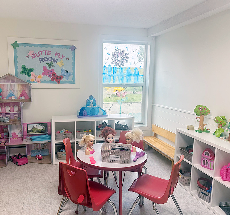 Preschool children learning and creating at Northeast Daycare